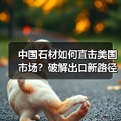 中国石材如何直击美国市场?破解出口新路径(图2) 中国石材如何直击美国市场?破解出口新路径(图2)
