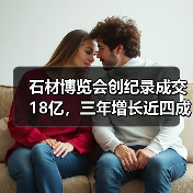 石材博览会创纪录成交18亿，三年增长近四成（图2）