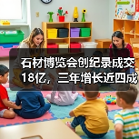 石材博览会创纪录成交18亿，三年增长近四成（图3）