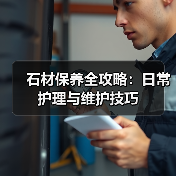 石材保养全攻略：日常护理与维护技巧