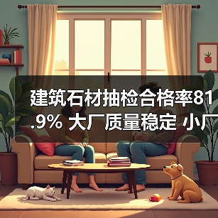 建筑石材抽检合格率81.9% 大厂质量稳定 小厂问题明显（图3）