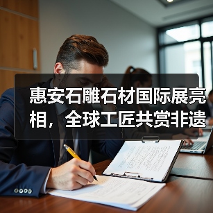 惠安石雕石材国际展亮相，全球工匠共赏非遗