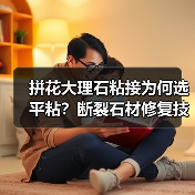 拼花大理石粘接为何选平粘？断裂石材修复技巧解析（图4）
