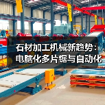 石材加工机械新趋势:电脑化多片锯与自动化设备(图4) 石材加工机械新趋势:电脑化多片锯与自动化设备(图4)