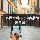 陕西发现石材珍贵品种黑金钻（图2）