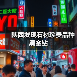 陕西发现石材珍贵品种黑金钻（图4）