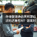 外墙装饰选仿天然理石涂料还是石材?效果对比分析(图4) 外墙装饰选仿天然理石涂料还是石材?效果对比分析(图4)
