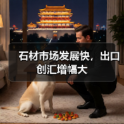 石材市场发展快，出口创汇增幅大