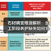 石材病变根源解析:加工阶段养护缺失如何导致病变?(图4) 石材病变根源解析:加工阶段养护缺失如何导致病变?(图4)