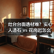 灶台台面选材难?实心人造石 vs 花岗岩怎么选?(图3) 灶台台面选材难?实心人造石 vs 花岗岩怎么选?(图3)