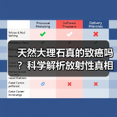 天然大理石真的致癌吗?科学解析放射性真相(图3) 天然大理石真的致癌吗?科学解析放射性真相(图3)