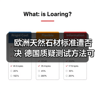 欧洲天然石材标准遭否决 德国质疑测试方法可行性（图2）