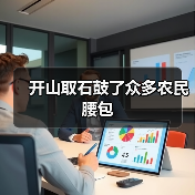 开山取石鼓了众多农民腰包